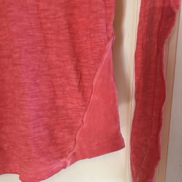 Free People Shell Stitch Lace Henley - Picture 3 of 7